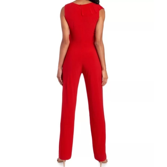🦋Bebe Red Ruffle Jumpsuit ❤️ - Picture 3 of 3